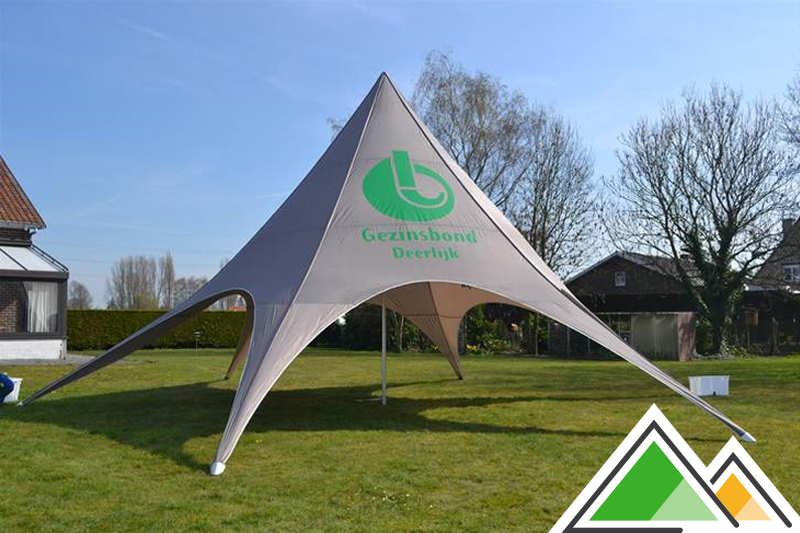 Bedrukte starshade Gezinsbond
