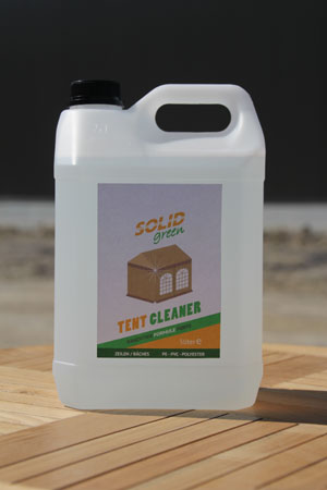 Solid Green tent cleaner navulpak 5 l