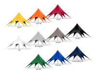 Stertent kleurenkaart